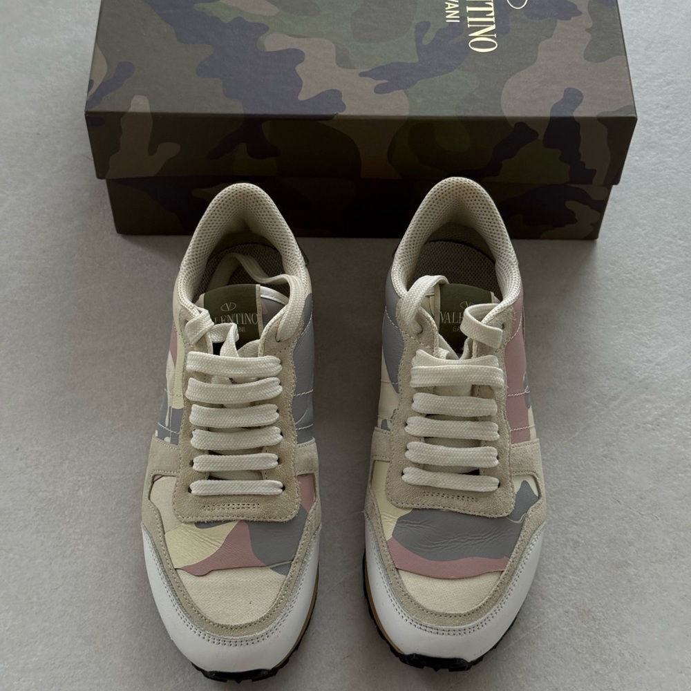 Valentino Garavani Multicolor Camouflage Sneakers Woman EU36.5